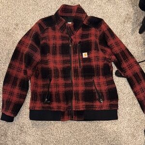 Carhartt Red and Black Checkered Jacket